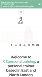 Mobile Screenshot of cepersonaltraining.biz